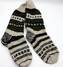 Hand Knitted Fair trade Wool Socks